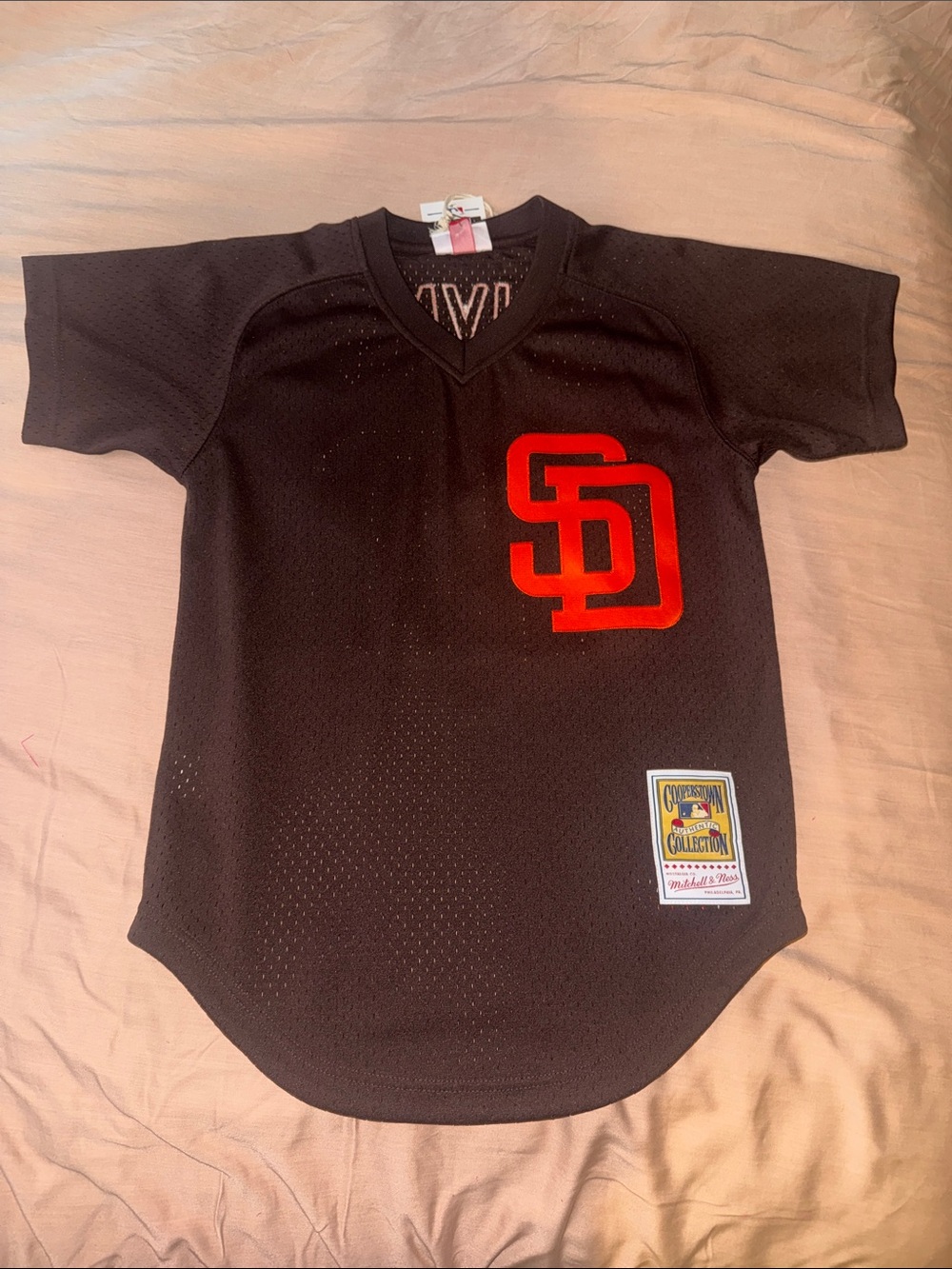 NWT Tony Gwynn SD Padres Retro MLB Jersey throwback colors